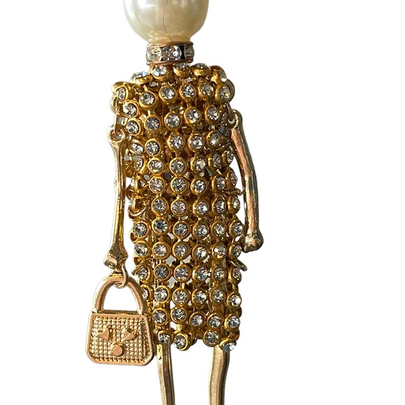 Handmade Crystal Doll Long Necklace - Picture 11 of 14